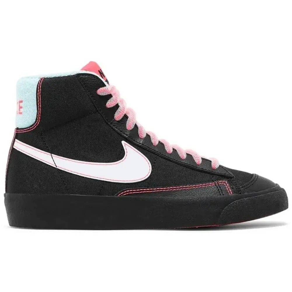 NIKE BLAZER MID '77 GS 'BLACK ATOMIC PINK' DD7710-001 Size 6 Youth Unisex